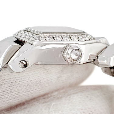 腕時計 カルティエ Cartier マイヨン ドゥ カルティエ スモールモデル WJBJ0003 クオーツ レディース K18WG無垢 純正ダイヤ シルバー