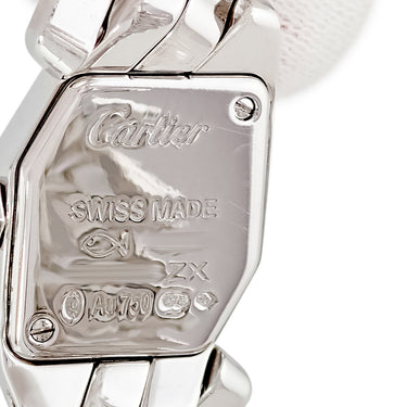 腕時計 カルティエ Cartier マイヨン ドゥ カルティエ スモールモデル WJBJ0003 クオーツ レディース K18WG無垢 純正ダイヤ シルバー