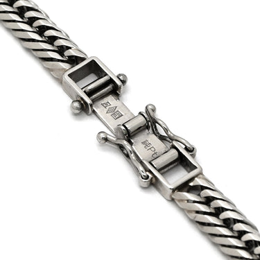 喜平 KIHEI Pt1000 18金 50.6cm 51.4g 12面トリプル プラチナシルバー Pt1000 ネックレス 造幣局検定マーク ※ショッピングローン対応していません