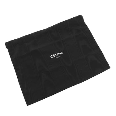 セリーヌ CELINE トリオンフ フレーム チェーン ショルダー ブラック レザー ショルダーバッグ ゴールド金具 黒