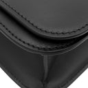 セリーヌ CELINE トリオンフ フレーム チェーン ショルダー ブラック レザー ショルダーバッグ ゴールド金具 黒