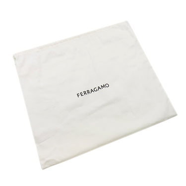 フェラガモ FERRAGAMO ビーチウェア グロス 214988 ベージュ ファブリック トートバッグ ゴールド金具 ロゴ トート
