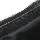 サルヴァトーレ・フェラガモ Salvatore Ferragamo カットアウト 241499 ブラック ナイロン レザー ショルダーバッグ シルバー金具 黒 斜め掛け