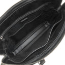 プラダ PRADA サフィアーノ ブリーフケース 2VE368 グレー レザー ビジネスバッグ シルバー金具 グレー ストラップ欠品