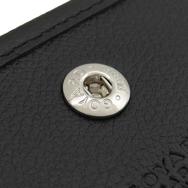 ゴヤール GOYARD サンルイPM ブラック PVCコーティングキャンバス ゴヤールディンキャンバス シュヴロッシュカーフスキン トートバッグ リバーシブル ヘリンボーン