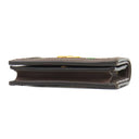 グッチ GUCCI オフィディア GG カードケース 523155 ベージュ×エボニー GGスプリームキャンバス レザー 二つ折り財布 ゴールド金具 ウェブ ストライプ