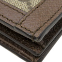グッチ GUCCI オフィディア GG カードケース 523155 ベージュ×エボニー GGスプリームキャンバス レザー 二つ折り財布 ゴールド金具 ウェブ ストライプ
