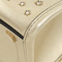 ジミーチュウ JIMMY CHOO AVENUE S TOTE ゴールド レザー 2WAYバッグ ゴールド金具 ハンドバッグ ショルダー クリスタルスター スタッズ 星