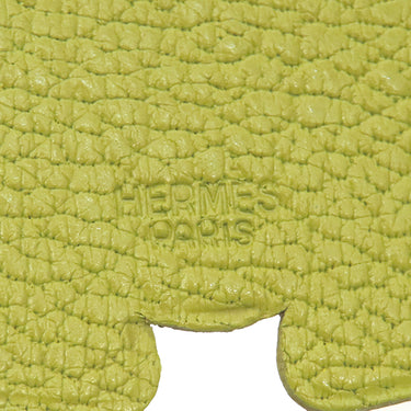 エルメス HERMES ピカブック カエル アニスグリーン シェーブル 小物 黄緑 アニマルモチーフ