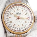 腕時計 オリス ORIS ビッグクラウン ポインターデイト 01 584 7550 4361-07 8 14 63 自動巻き レディース OH済 ローズゴールドPVD