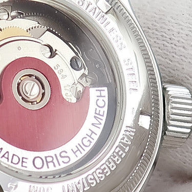 腕時計 オリス ORIS ビッグクラウン ポインターデイト 01 584 7550 4361-07 8 14 63 自動巻き レディース OH済 ローズゴールドPVD