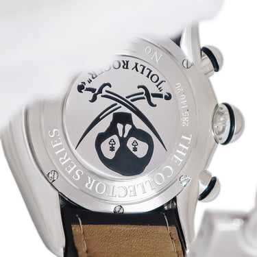 腕時計 コルム CORUM バブル ジョリーロジャー 285.140.20 自動巻き メンズ クロノグラフ スカル スモールセコンド デイト 限定