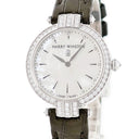 腕時計 ハリーウィンストン Harry Winston プルミエール 31mm PRNQHM31WW001 クオーツ レディース K18WG無垢 純正ダイヤ シェル バー