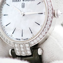 腕時計 ハリーウィンストン Harry Winston プルミエール 31mm PRNQHM31WW001 クオーツ レディース K18WG無垢 純正ダイヤ シェル バー