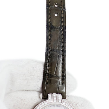 腕時計 ハリーウィンストン Harry Winston プルミエール 31mm PRNQHM31WW001 クオーツ レディース K18WG無垢 純正ダイヤ シェル バー