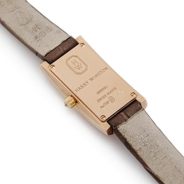 腕時計 ハリーウィンストン Harry Winston アヴェニュー C ミニ ムーンフェイズ AVCQMP16RR001 クオーツ レディース K18RG無垢 純正ダイヤ