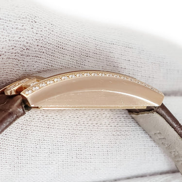 腕時計 ハリーウィンストン Harry Winston アヴェニュー C ミニ ムーンフェイズ AVCQMP16RR001 クオーツ レディース K18RG無垢 純正ダイヤ