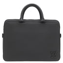 ルイヴィトン LOUIS VUITTON パイロット ブリーフケース M23778 ブラック カーフ 2WAYバッグ マットブラック金具 黒 ビジネスバッグ ショルダーバッグ