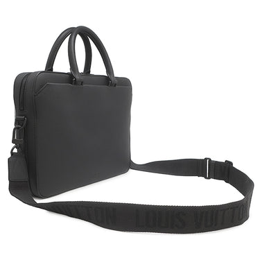 ルイヴィトン LOUIS VUITTON パイロット ブリーフケース M23778 ブラック カーフ 2WAYバッグ マットブラック金具 黒 ビジネスバッグ ショルダーバッグ