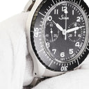 腕時計 ジン SINN レプリカ クロノグラフ 155 手巻き メンズ パイロット 回転ベゼル 黒 スモールセコンド 日本限定