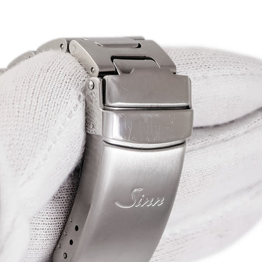 腕時計 ジン SINN レプリカ クロノグラフ 155 手巻き メンズ パイロット 回転ベゼル 黒 スモールセコンド 日本限定
