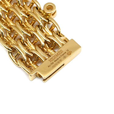 エルメス HERMES シェーヌダンクル カリプソGM H223419B イエローゴールド K18YG ダイヤモンド #15 ブレスレット CALYPSO 18K 750 YG ダイヤモンド 20石