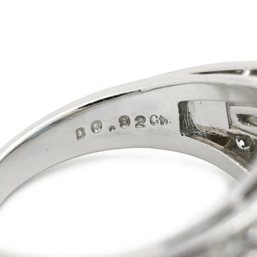ミキモト MIKIMOTO アクアマリン 2.98ct ダイヤモンド ライトブルー×プラチナシルバー Pt950 アクアマリン ダイヤモンド リング 指輪 MIKIMOTO プラチナ Pt950 スクエア 大粒 16号