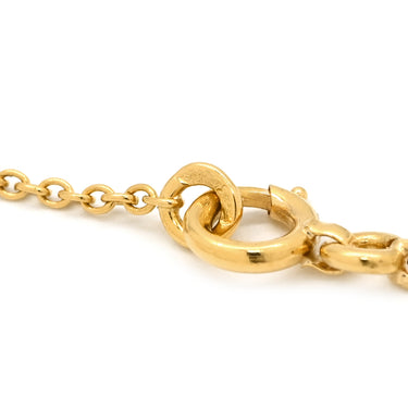ヴァンクリーフアーペル Van Cleef & Arpels ミニクロアチュール ダイヤ ペンダント VCARF69100 イエローゴールド K18YG ダイヤモンド ネックレス クロス 十字架 Au750 18K YG