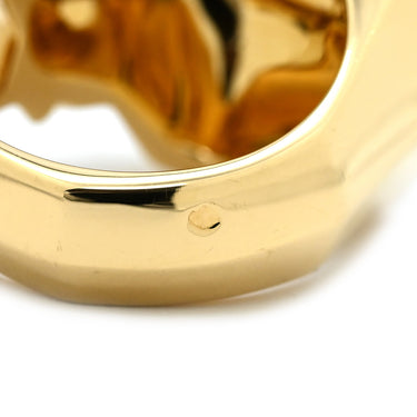 カルティエ Cartier パンテール ドゥ カルティエ B4074100 イエローゴールド K18YG オニキス ツァボライトガーネット #56 リング 指輪 Au750 オニキス ツァボライト 15.5号
