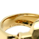 カルティエ Cartier パンテール ドゥ カルティエ B4074100 イエローゴールド K18YG オニキス ツァボライトガーネット #56 リング 指輪 Au750 オニキス ツァボライト 15.5号