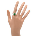 タサキ TASAKI ヒスイ ジェイダイト ダイヤ 10082877 グリーン×プラチナシルバー Pt900 ヒスイ ダイヤモンド リング 指輪 TASAKI 緑 プラチナ 翡翠 オーバルカボションカット 14.5号