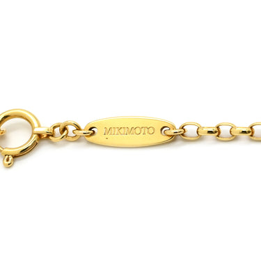 ミキモト MIKIMOTO ステーション ロングネックレス マルチカラー×イエローゴールド K18YG アメジスト ピンククオーツ トパーズ パール ネックレス MIKIMOTO アメジスト ピンククオーツ トパーズ パール