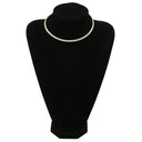 ヴァンクリーフアーペル Van Cleef & Arpels K18 SV925 チョーカー ネックレス イエローゴールド×シルバー K18YG シルバー925 ネックレス Au750 18K YG AG925 コンビ スネーク オメガ