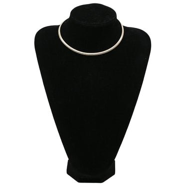 ヴァンクリーフアーペル Van Cleef & Arpels K18 SV925 チョーカー ネックレス イエローゴールド×シルバー K18YG シルバー925 ネックレス Au750 18K YG AG925 コンビ スネーク オメガ