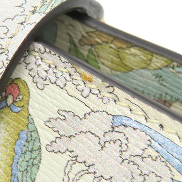 グッチ GUCCI ジャッキー1961 スモール 636709 マルチカラー レザー ショルダーバッグ ゴールド金具 タイガー 虎 アニマル ボタニカル柄