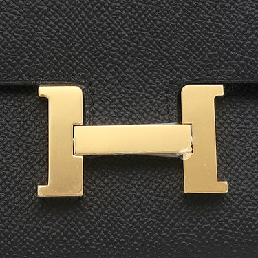 エルメス HERMES コンスタンス トゥーゴー ブラック ヴォーエプソン 長財布 ゴールド金具 黒 ショルダー 2025年製