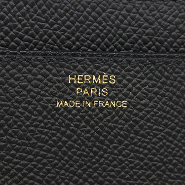 エルメス HERMES コンスタンス トゥーゴー ブラック ヴォーエプソン 長財布 ゴールド金具 黒 ショルダー 2025年製