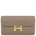 エルメス HERMES コンスタンス トゥーゴー エトゥープ ヴォーエプソン 長財布 ゴールド金具 グレージュ 2025年製