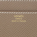 エルメス HERMES コンスタンス トゥーゴー エトゥープ ヴォーエプソン 長財布 ゴールド金具 グレージュ 2025年製