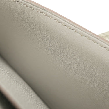 エルメス HERMES ベアンスフレ べトン アリゲーターマット 長財布 シルバー金具 クロコ 二つ折り