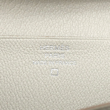 エルメス HERMES ベアンスフレ べトン アリゲーターマット 長財布 シルバー金具 クロコ 二つ折り