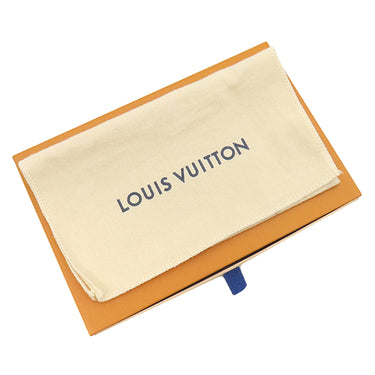 ルイヴィトン LOUIS VUITTON ポルトフォイユ クレア M81171 ネイビー モノグラムマヒナ 二つ折り財布 シルバー金具 グラデーション フライトモード