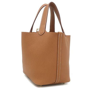 エルメス HERMES ピコタンロック 18 PM ゴールド トリヨンクレマンス ハンドバッグ ゴールド金具 新品 未使用 2025年製