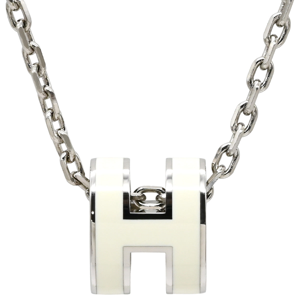 エルメス HERMES ポップアッシュ ミニ ペンダント ホワイト