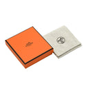 エルメス HERMES ポップアッシュ ミニ ペンダント ホワイト×シルバー メタル ラッカー ネックレス Hモチーフ 白 新品 未使用