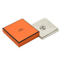 エルメス HERMES ポップアッシュ ミニ ペンダント ローズドラジェ×シルバー メタル ラッカー ネックレス Hモチーフ ピンク