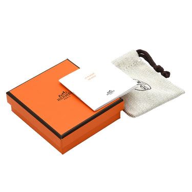 エルメス HERMES ポップアッシュ Hピアス ミニ マロングラッセ×ローズゴールド GP エナメル ピアス ピンクゴールド H型