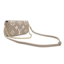 ルイヴィトン LOUIS VUITTON ウォレット オン チェーン アイビー M82211 トゥルトレールグレー×クリーム モノグラムアンプラント 2WAYバッグ ゴールド金具 新品 未使用