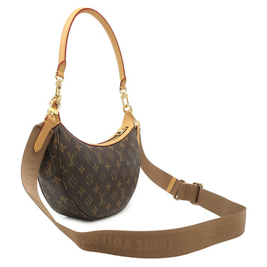 ルイヴィトン LOUIS VUITTON ルーピング M12939 モノグラム モノグラムキャンバス 2WAYバッグ ゴールド金具 茶 ハンドバッグ ショルダー