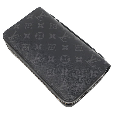 ルイヴィトン LOUIS VUITTON ジッピーXL M61698 モノグラムエクリプス モノグラムエクリプス 長財布 シルバー金具 黒 ラウンドファスナー